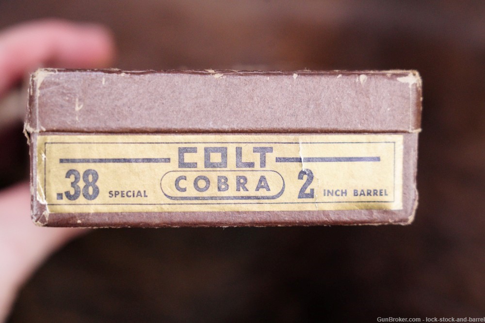 Colt Cobra Lightweight LW .38 Spl 2” Double Action SA/DA Revolver, 1965 C&R-img-26