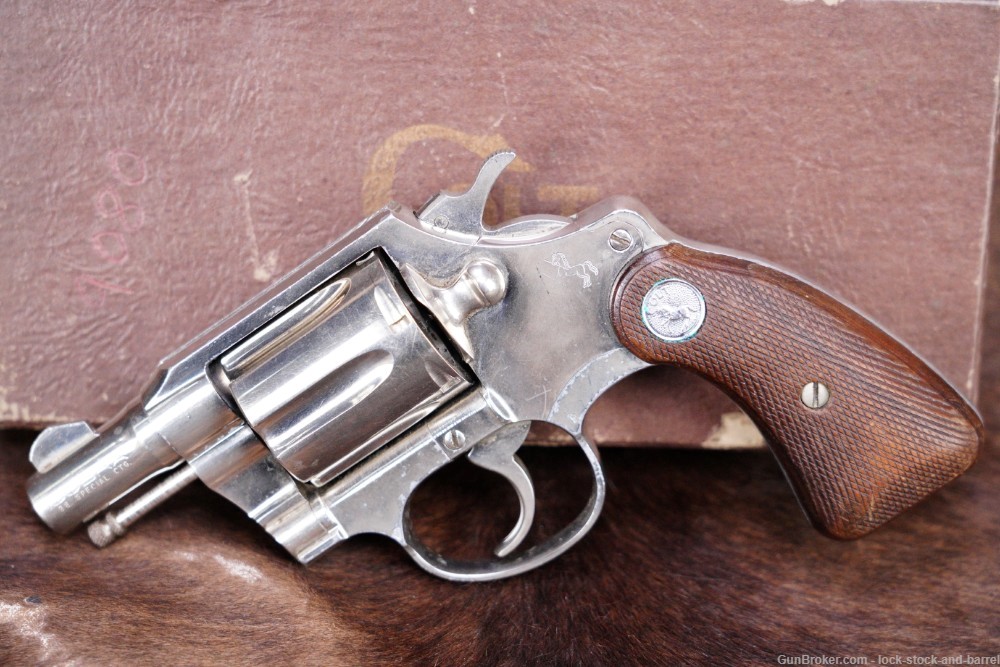 Colt Cobra Lightweight LW .38 Spl 2” Double Action SA/DA Revolver, 1965 C&R-img-3
