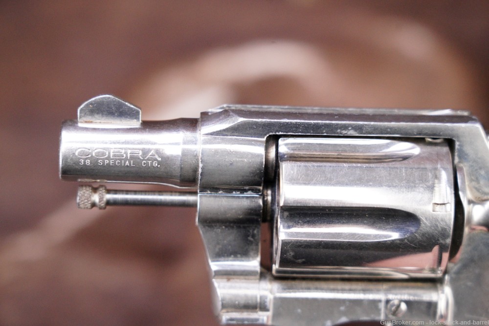 Colt Cobra Lightweight LW .38 Spl 2” Double Action SA/DA Revolver, 1965 C&R-img-12