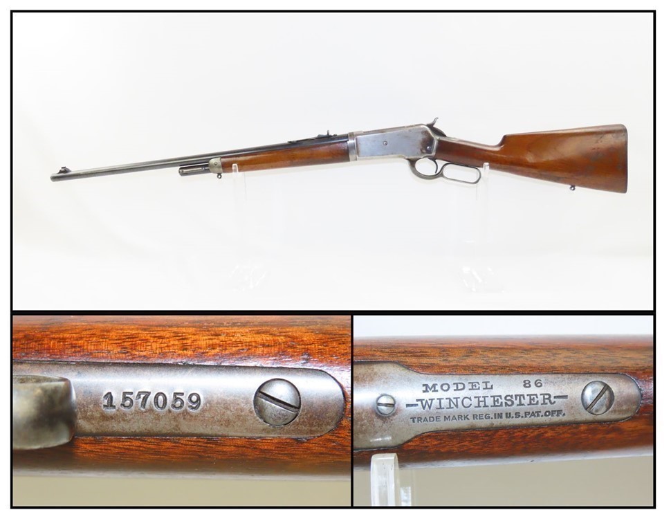 WINCHESTER Takedown Model 1886 LIGHTWEIGHT Lever Action RIFLE .33 WCF C&R 1-img-0