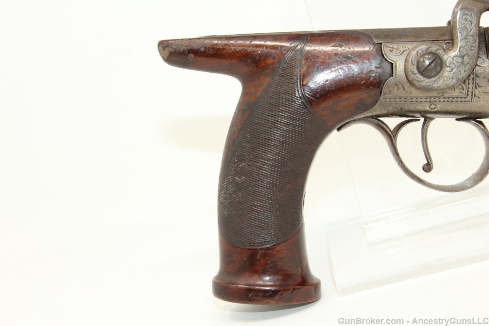 ENGRAVED Joseph Rock Cooper SAW HANDLE Pistol .45-img-2