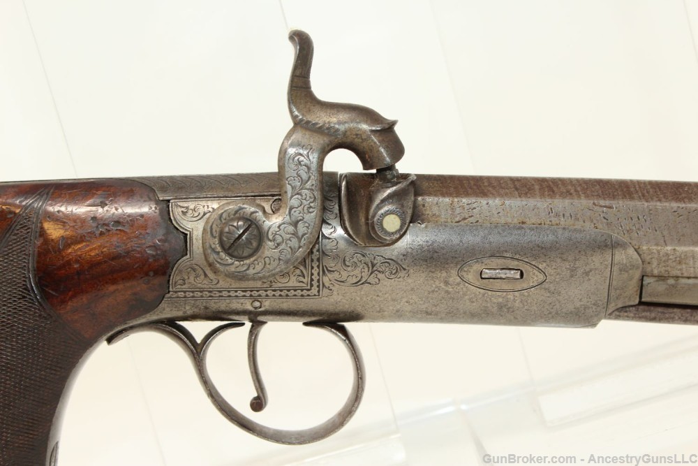 ENGRAVED Joseph Rock Cooper SAW HANDLE Pistol .45-img-3