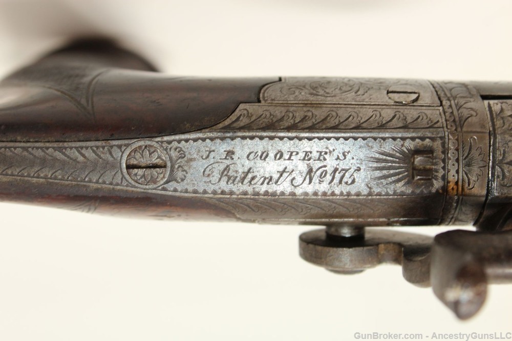 ENGRAVED Joseph Rock Cooper SAW HANDLE Pistol .45-img-8