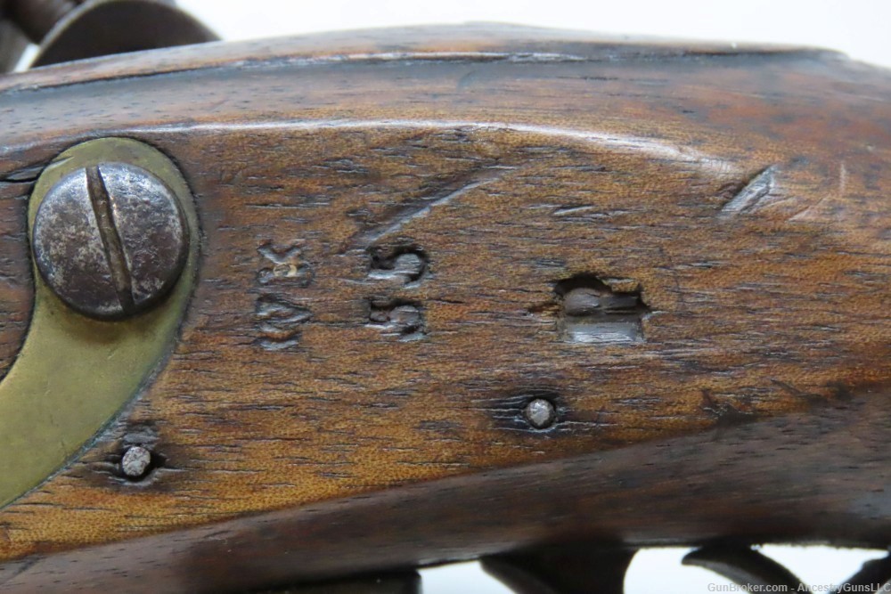 Antique HENRY NOCK Pattern 1759 ELLIOT Light Dragoon FLINTLOCK Pistol RARE -img-14