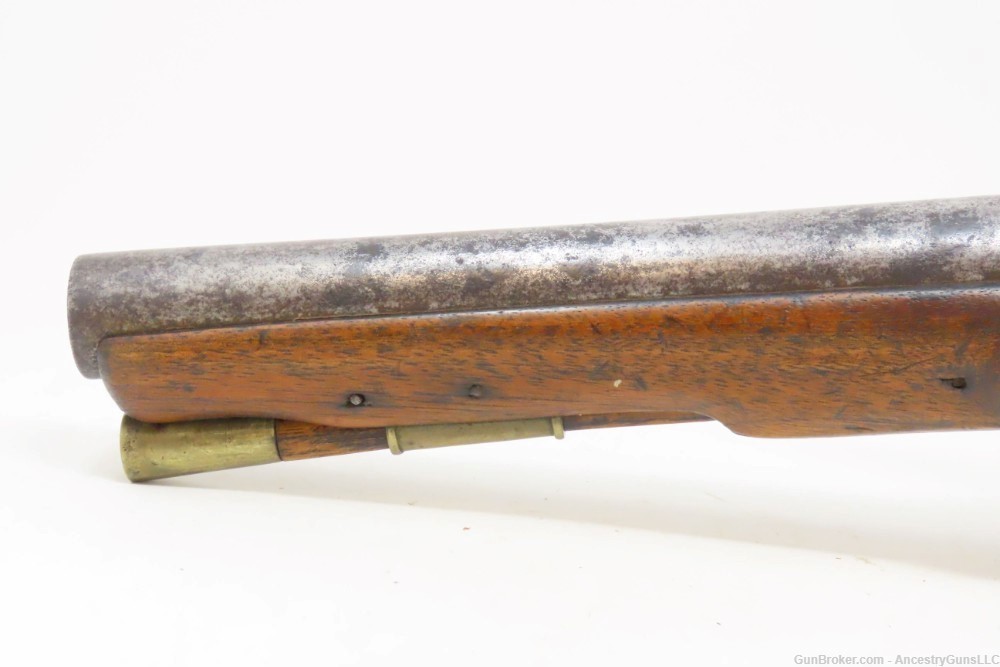 Antique HENRY NOCK Pattern 1759 ELLIOT Light Dragoon FLINTLOCK Pistol RARE -img-18