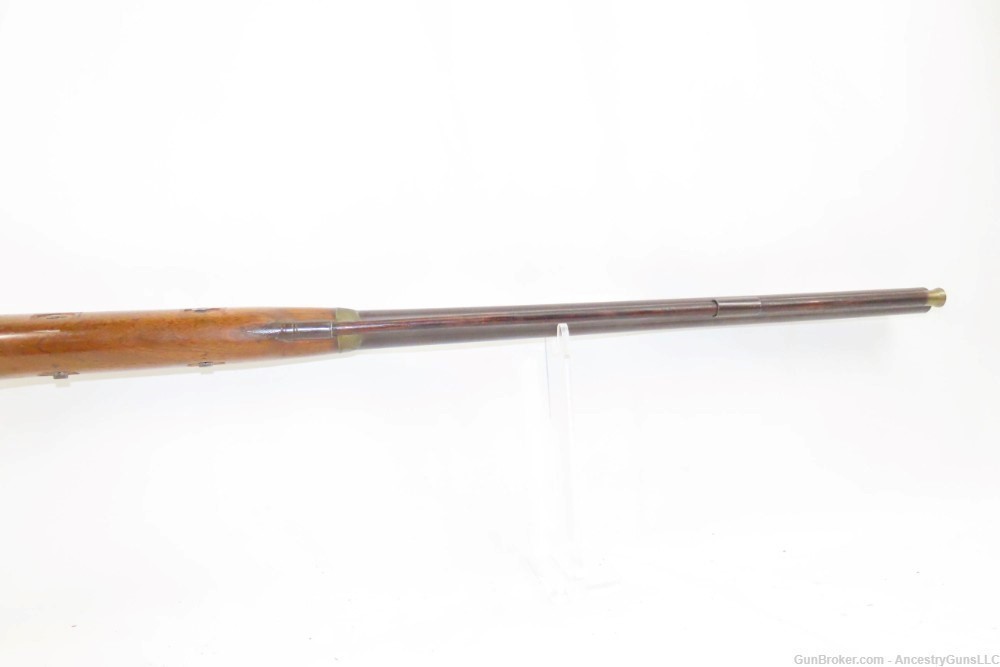 ENGRAVED Smith Marked ENGLISH Antique LARGE BORE Half Stock PERC. Shotgun  -img-7