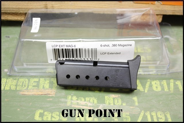  Promag Ruger LCP 6 Round 380 Cal Black Mag-img-0