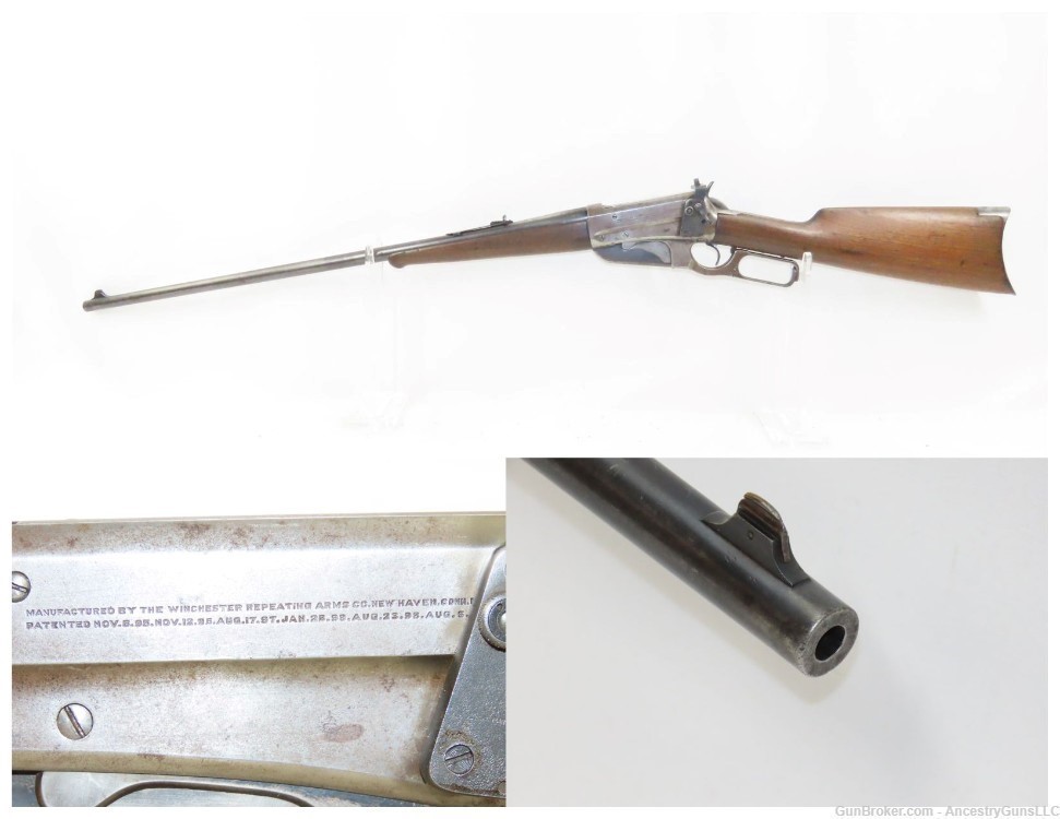 TEDDY ROOSEVELT Favorite WINCHESTER Model 1895 .30 US Cal. C&R Lever Rifle -img-0