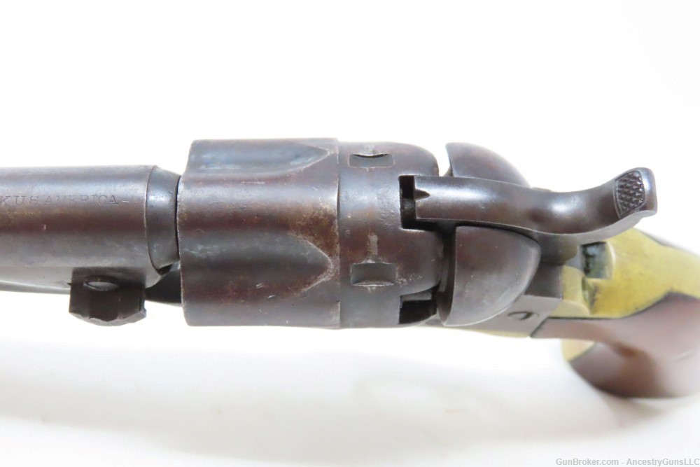 CIVIL WAR Era Antique COLT Model 1862 .36 Cal. Percussion POLICE Revolver  -img-8