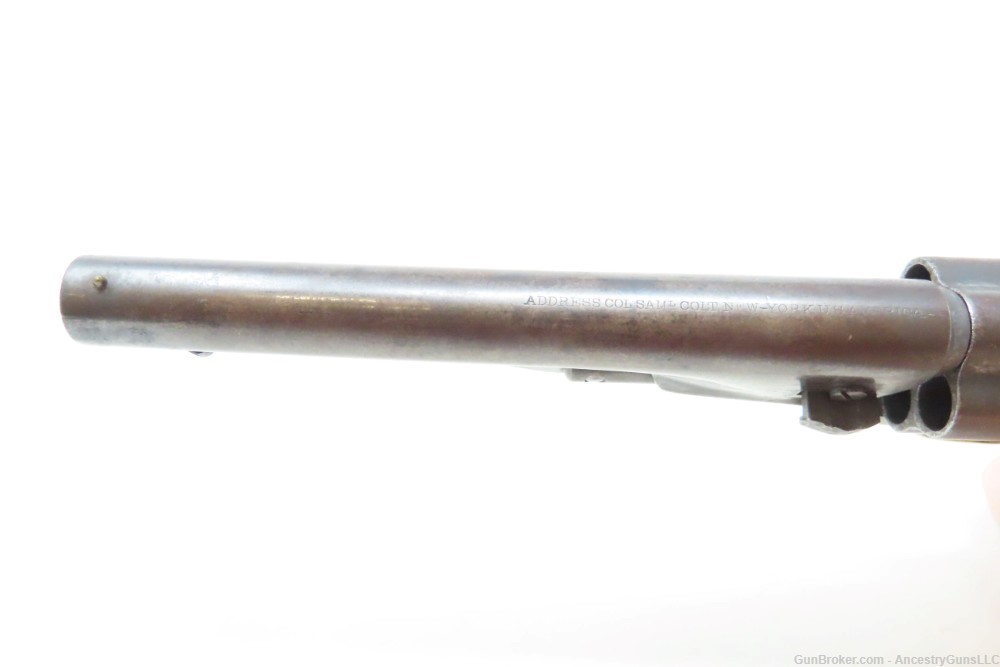 CIVIL WAR Era Antique COLT Model 1862 .36 Cal. Percussion POLICE Revolver  -img-10