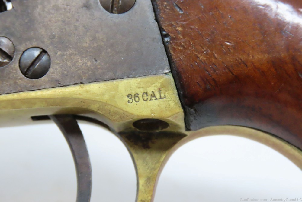 CIVIL WAR Era Antique COLT Model 1862 .36 Cal. Percussion POLICE Revolver  -img-6