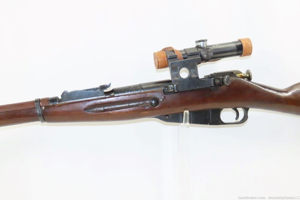 WORLD WAR II Era Soviet IZHEVSK Model 91/30 Mosin-Nagant SNIPER Rifle C&R  -img-17