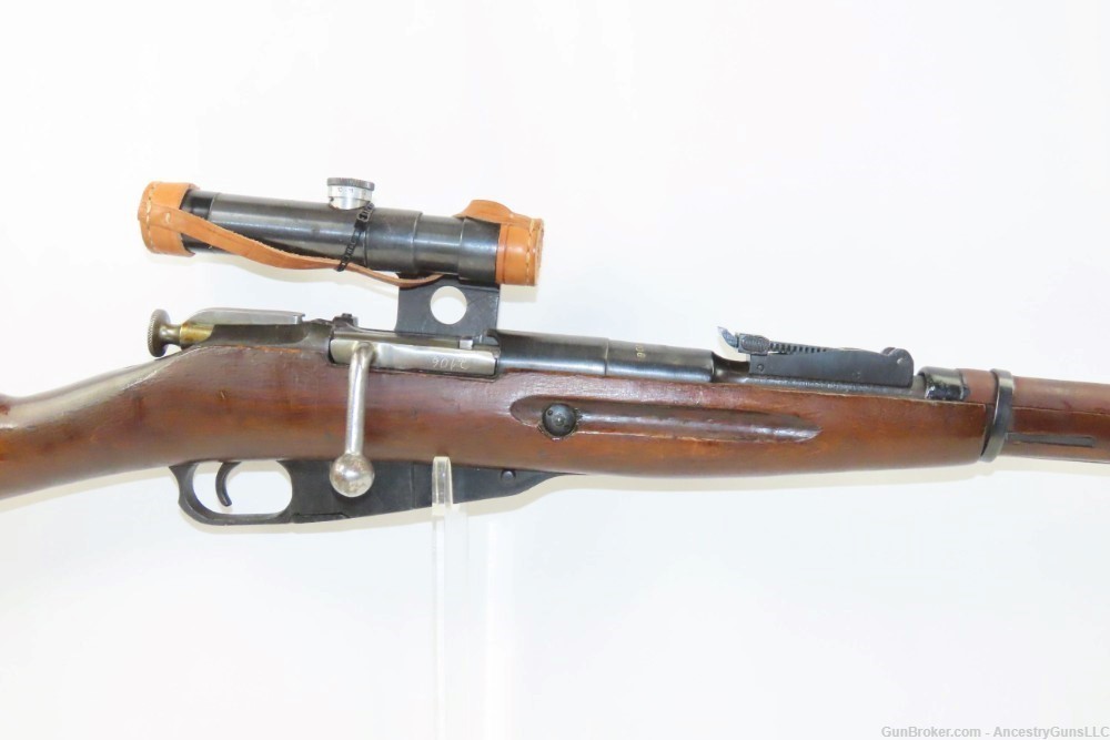 WORLD WAR II Era Soviet IZHEVSK Model 91/30 Mosin-Nagant SNIPER Rifle C&R  -img-3
