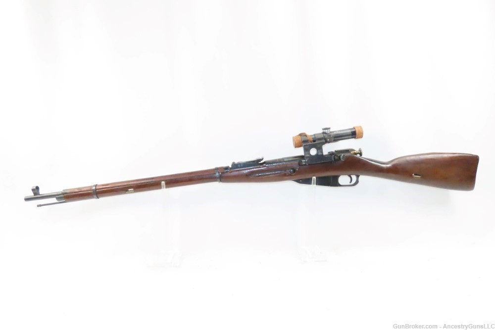 WORLD WAR II Era Soviet IZHEVSK Model 91/30 Mosin-Nagant SNIPER Rifle C&R  -img-15
