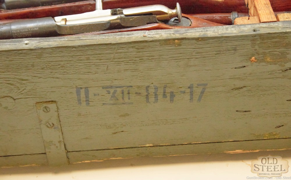 Crate of WW2 Era Mosin Nagant Rifles C&R W/ Accessories-img-54