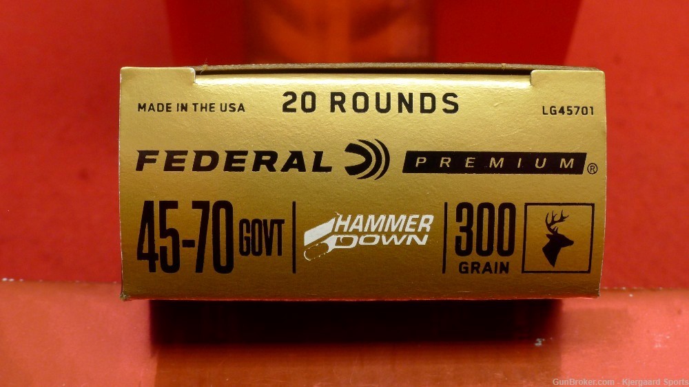 45-70 Gov Federal Premium Hammer Down 300gr 20rd-img-0