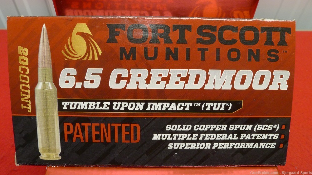 6.5 Creedmoor Fort Scott Munitions 130gr TUI 20rd-img-1