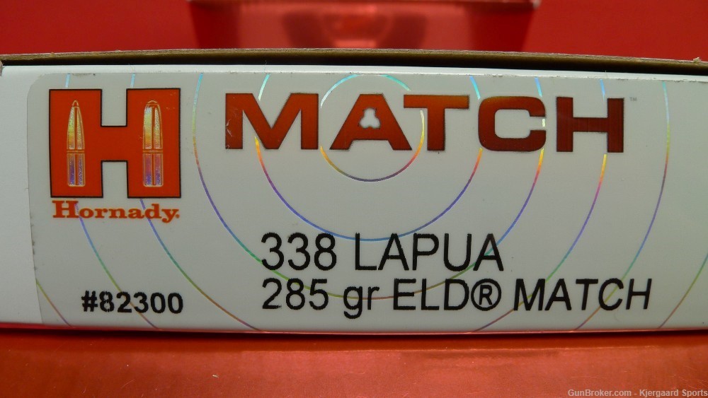 338 Lapua Hornady Match 285gr ELD Match 20rd-img-0
