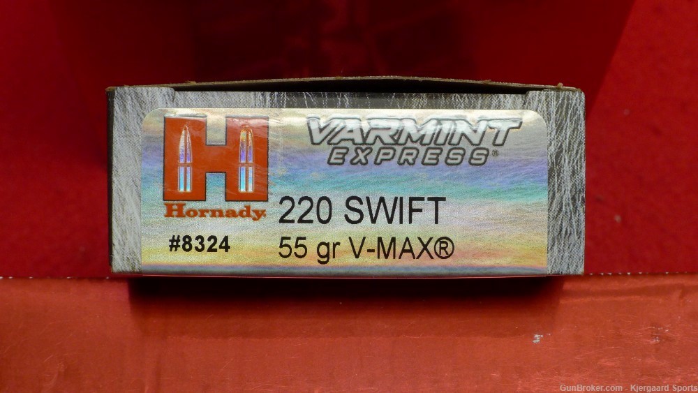 220 Swift Hornady Varmint Express 55gr V-Max 20rd-img-0