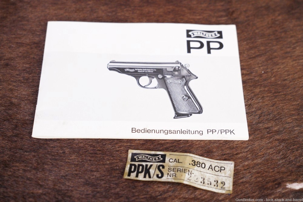 Walther Interarms W. German PPK/S .380 ACP 3.25" Semi-Auto Pistol, NO CA-img-23