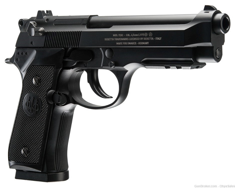 Umarex Beretta M92 A1 CO2 Full-Auto BB Air Gun Pistol, 310FPS - 2253017-img-8