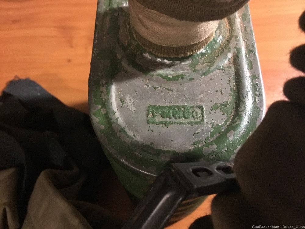 WW I M1917 US ARMY SBR Gas mask +carry bag w/manual (green can)-img-5