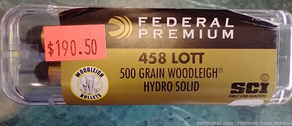 Federal Premium 458 Lott  500 gr -img-2