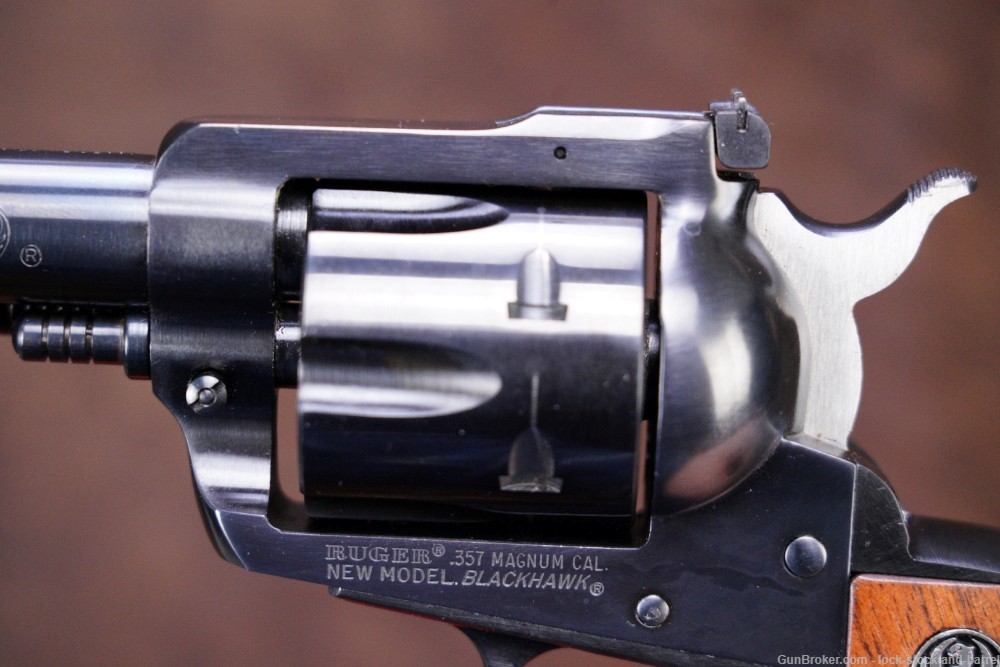 Ruger New Model Blackhawk .357/44 Bobcat Magnum 6.5” SA Revolver & Box 1976-img-12
