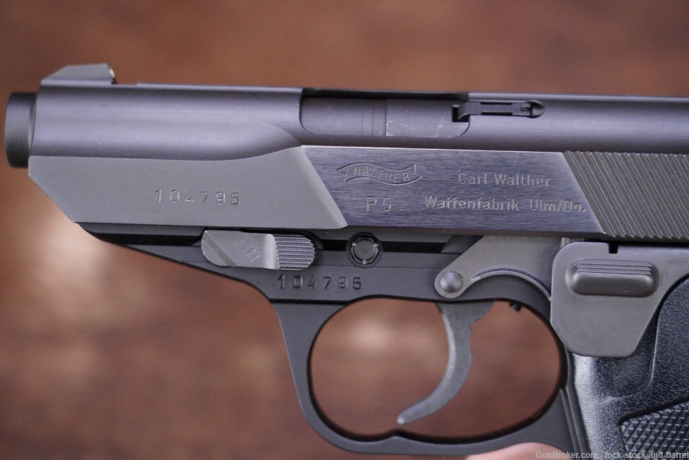 Walther Model P5 9mm Luger SA/DA Semi-Automatic Pistol w/ Box, 1998 NO CA-img-10