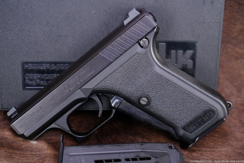 Heckler & Koch HK P7M13 P7-M13 9mm 4" Squeeze Cocker Pistol, MFD 1989 NO CA-img-3