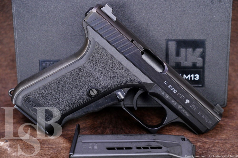 Heckler & Koch HK P7M13 P7-M13 9mm 4" Squeeze Cocker Pistol, MFD 1989 NO CA-img-0