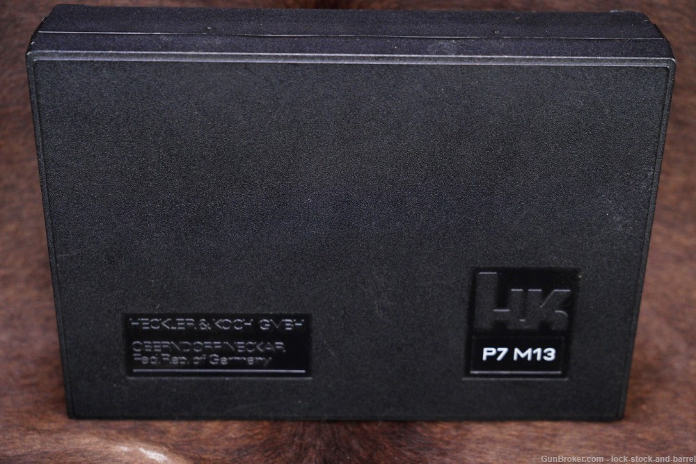 Heckler & Koch HK P7M13 P7-M13 9mm 4" Squeeze Cocker Pistol, MFD 1989 NO CA-img-22