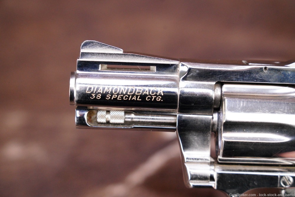 Colt Diamondback .38 Spl 2.5” Double Action Only Revolver, 1976 NO CA-img-13