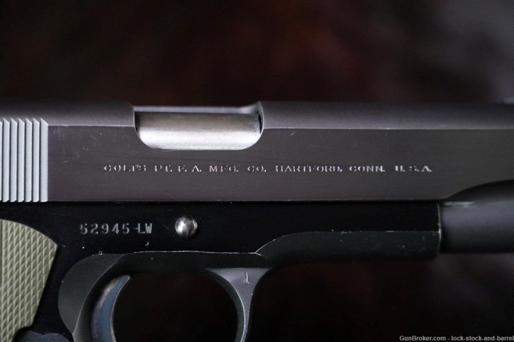 Colt Commander Lightweight 4 1/4" 1911 9mm Semi-Automatic Pistol, 1967 C&R-img-12