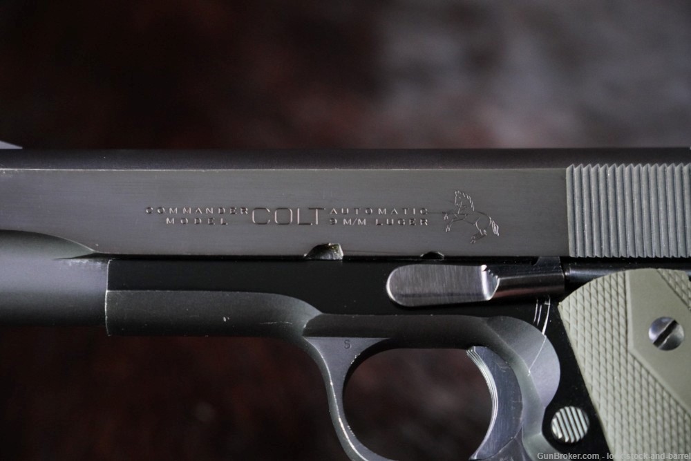 Colt Commander Lightweight 4 1/4" 1911 9mm Semi-Automatic Pistol, 1967 C&R-img-13