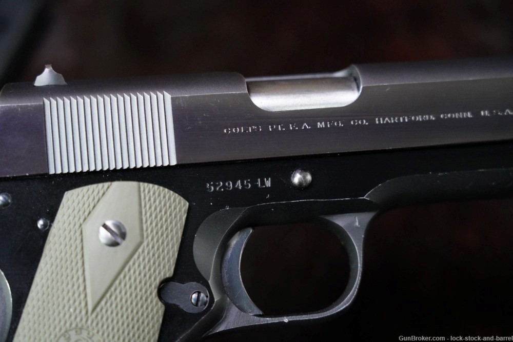 Colt Commander Lightweight 4 1/4" 1911 9mm Semi-Automatic Pistol, 1967 C&R-img-11