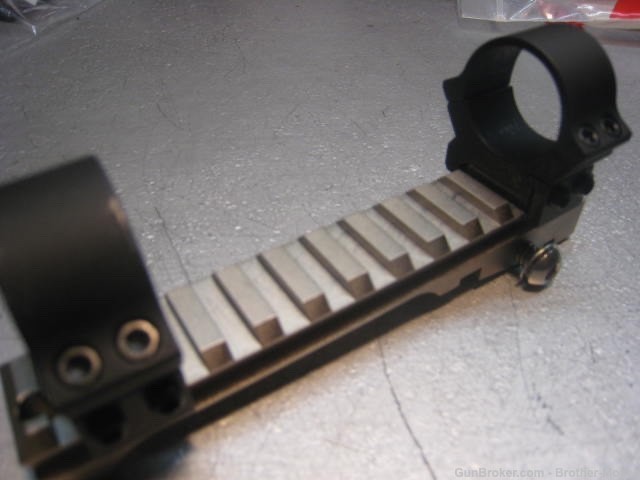 Mini 14 Scope Mount ALL NON RANCH MODELS Stainless with 1" Rings -img-1