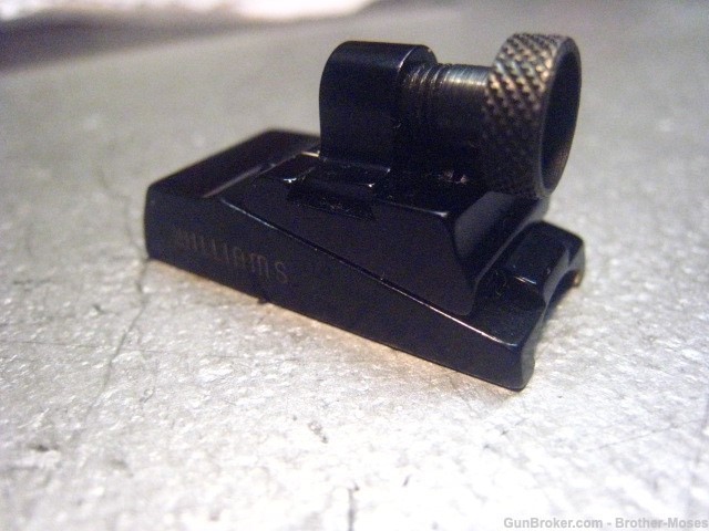 Williams Rear Peep Sight For Top Rail Receivers Great Condition-img-1