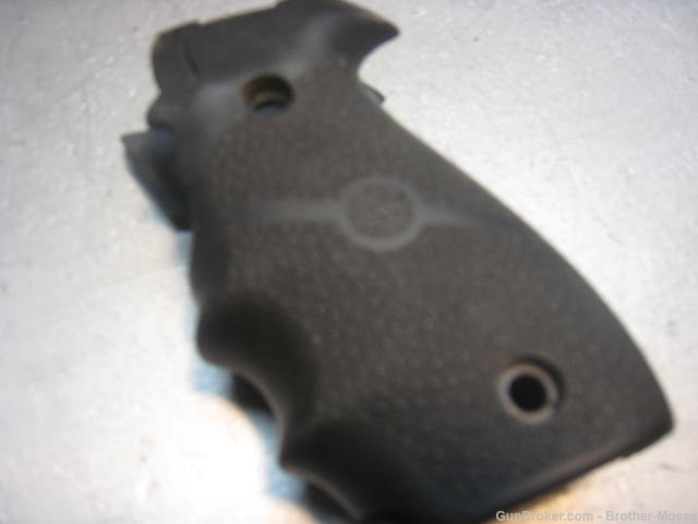 Sig P226 Hogue Rubber Finger Groove Wrap Around Grip. -img-0