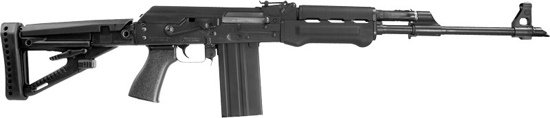 Zastava PAP M77 AK .308 WIN 20RD Black Poylmer Furniture-img-0