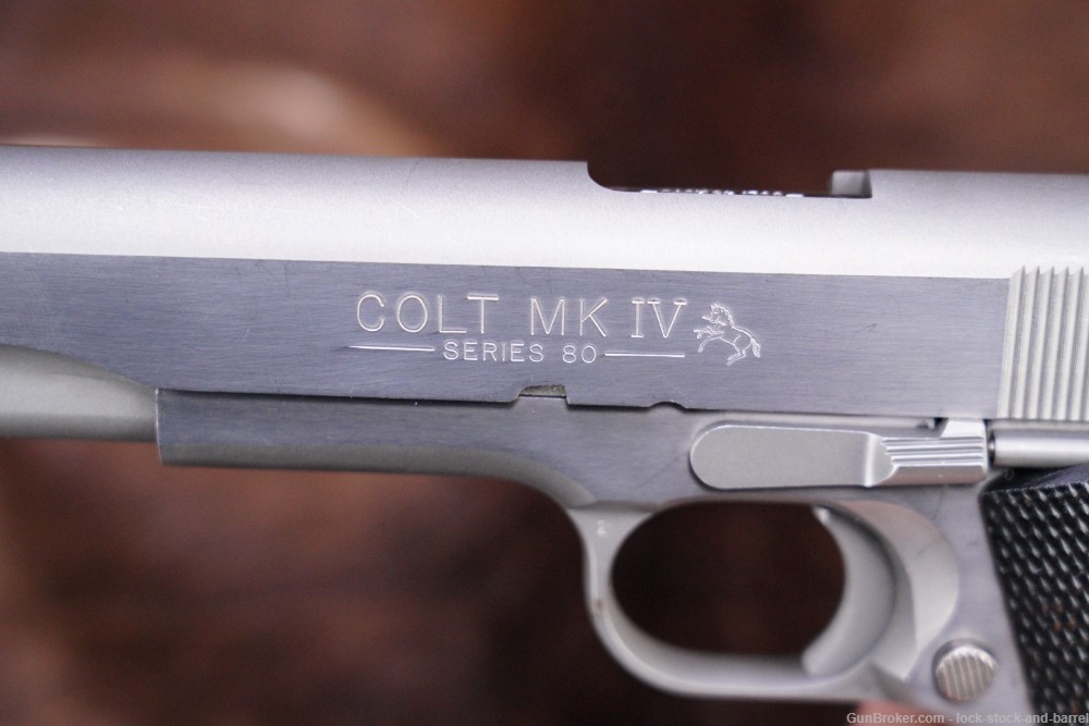 Colt MK IV Series 80 Government Model 1911 .45 ACP Semi-Auto Pistol, 1989-img-11