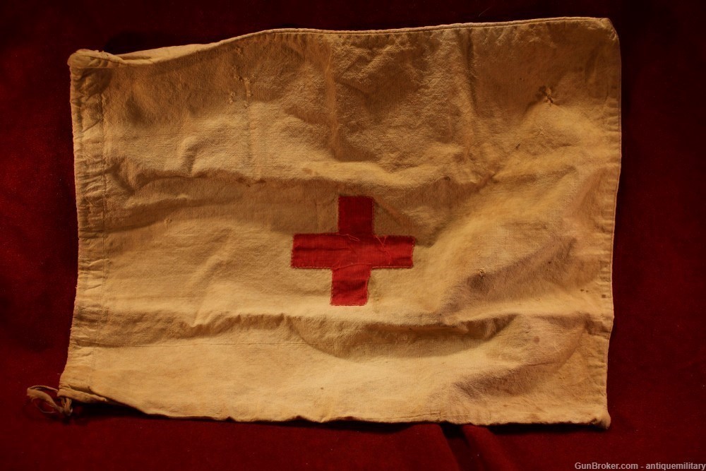 US WW1 Red Cross Ditty Bag - Original - Soldiers-img-0