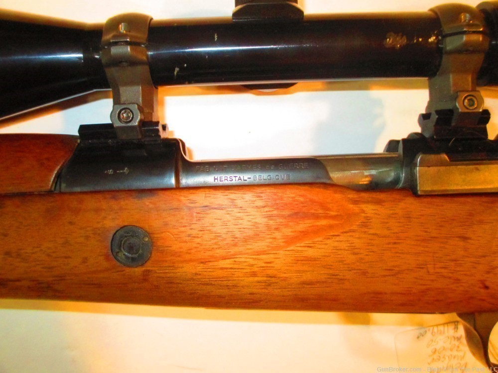 Belgian Mle. 50 Mauser in 30-06 with high end scope. -img-8