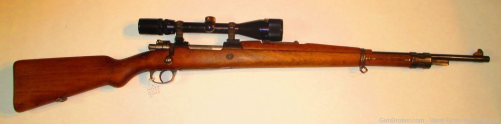 Belgian Mle. 50 Mauser in 30-06 with high end scope. -img-6
