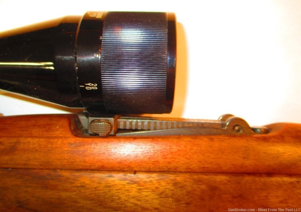 Belgian Mle. 50 Mauser in 30-06 with high end scope. -img-1
