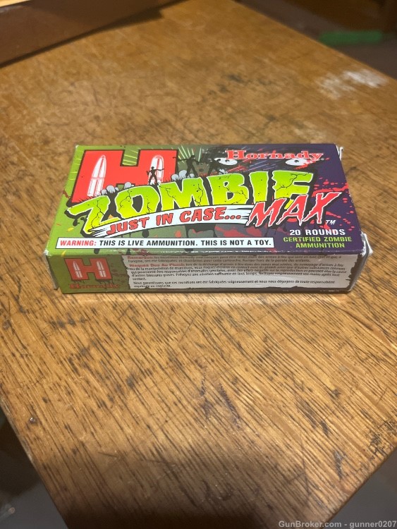 20 Rounds Hornady Z Max Zombie 55 grain polymer tipped rifle ammo -img-0