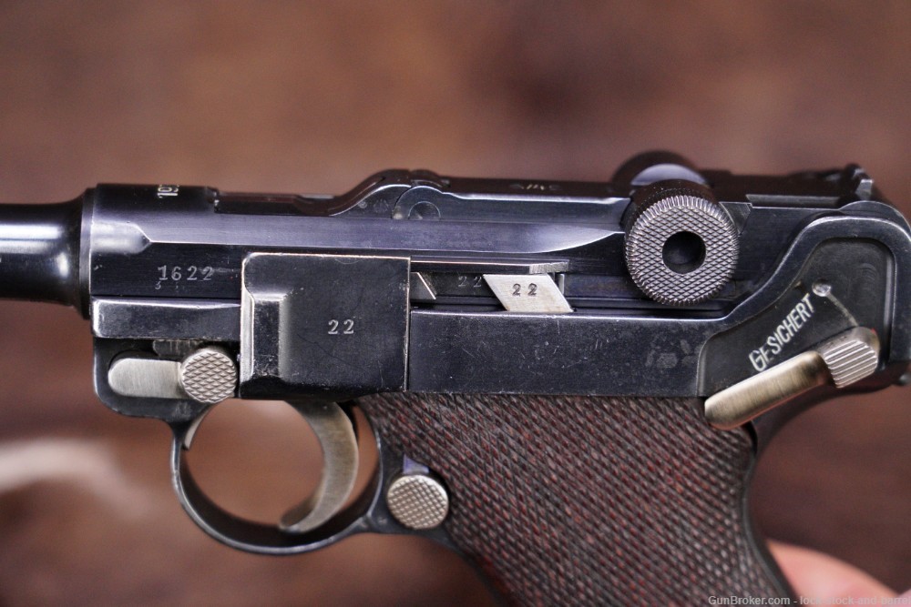 Mauser P.08 East German DDR VoPo 9mm Luger Semi-Automatic Pistol, 1936 C&R-img-10