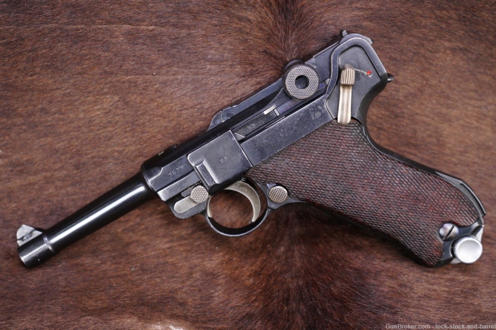 Mauser P.08 East German DDR VoPo 9mm Luger Semi-Automatic Pistol, 1936 C&R-img-3