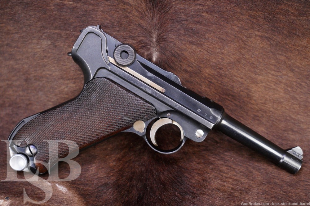Mauser P.08 East German DDR VoPo 9mm Luger Semi-Automatic Pistol, 1936 C&R-img-0