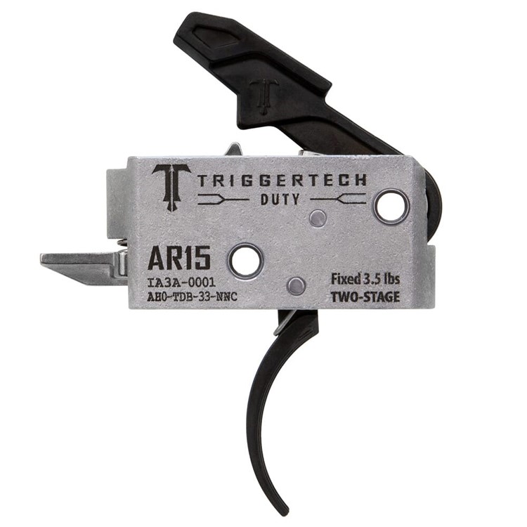 TriggerTech AR15 Two Stage Duty Black/Die-Cast 3.5lb Trigger AH0-TDB-33-NNC-img-0